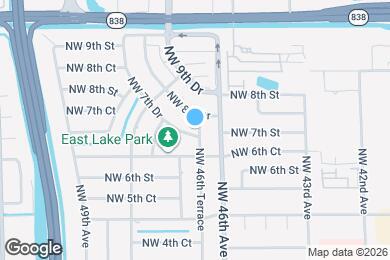Map image of the property - 4641 NW 7th Dr
