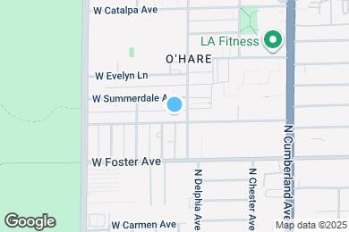 Map image of the property - 8614 W Berwyn Ave