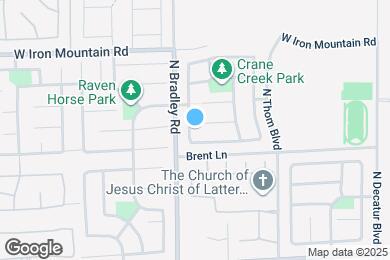 Map image of the property - 8624 Dodds Canyon St