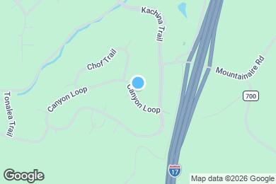 Map image of the property - 4553 Canyon Loop