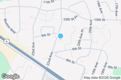 Map image of the property - 931 22nd Ave