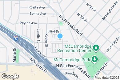 Map image of the property - 1725 Grismer Ave