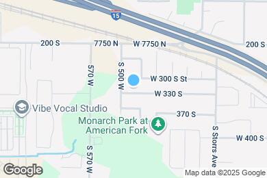 Map image of the property - 472 W 330 S