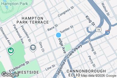 Map image of the property - 555 Rutledge Ave