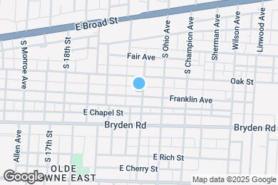 Map image of the property - 1052 Franklin Ave