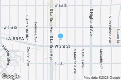 Map image of the property - 250 S Sycamore Ave