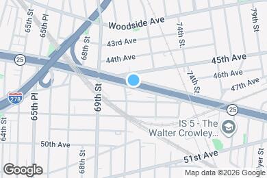 Map image of the property - Luxurious Woodside 2 Bedroom/2 Bath  with Views!