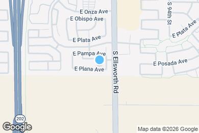 Map image of the property - 9128 E Plana Ave