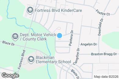 Map image of the property - 3734 Chipara Dr