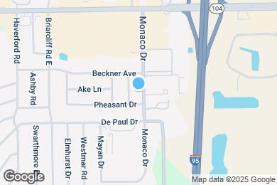 Map image of the property - 10520 Monaco Dr