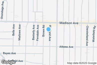Map image of the property - 2042 Richland Ave