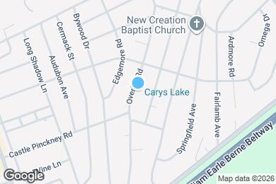 Map image of the property - 1722 Overhill Rd