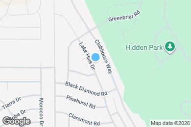 Map image of the property - 2025 Lake Hills Dr