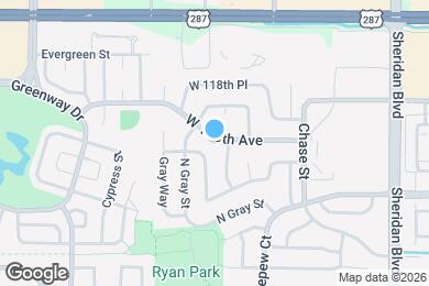 Map image of the property - 5764 W 118th Ave