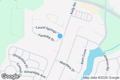 Map image of the property - 205 Yardsley Dr