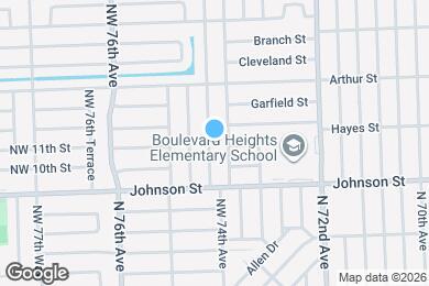 Map image of the property - 1031 N 74th Terrace