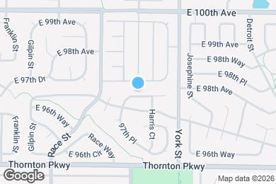 Map image of the property - 2175 E 97th Dr