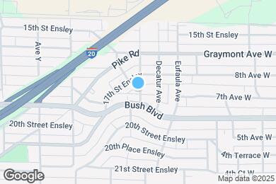 Map image of the property - 1724 Cullman Ave