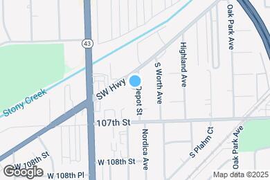 Map image of the property - 10602 S Depot St