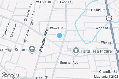 Map image of the property - 125 Diaz St
