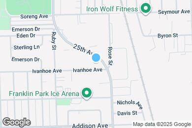 Map image of the property - 3810 25th Ave