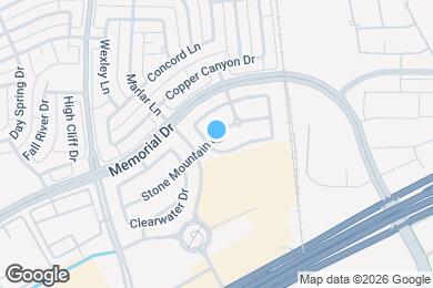 Map image of the property - 5900 Stone Mountain Rd