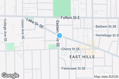 Map image of the property - 112 Eastern Ave SE