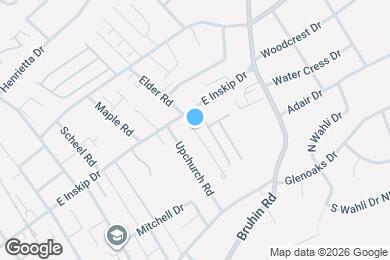 Map image of the property - Inskip Flats