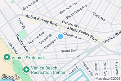 Map image of the property - Private Venice Bungalow Near Abbot Kinney | 1BR + Office, 2 Baths, Garden Patio