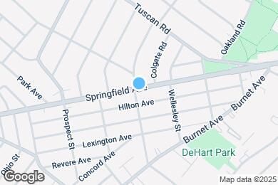 Map image of the property - 1793 Springfield Ave