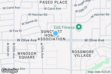 Map image of the property - 5180 W Olive Ave