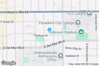 Map image of the property - 1299 Cordova St