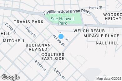 Map image of the property - 1314 Antone St