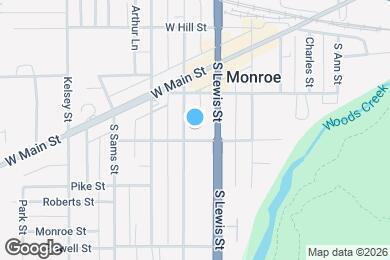 Map image of the property - 231 S Blakeley St