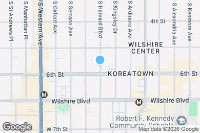 Map image of the property - 549 S Harvard Blvd