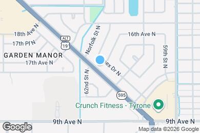 Map image of the property - 1309 Tyrone Blvd N