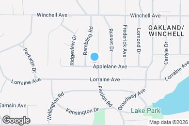 Map image of the property - 2726 Applelane Ave