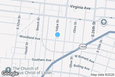 Map image of the property - 1369 Catalpa St