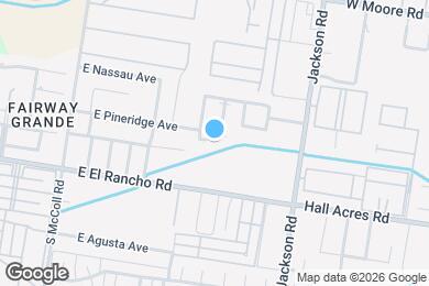 Map image of the property - 1208 E Pineridge Ave