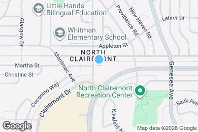 Map image of the property - 4875 Cole St