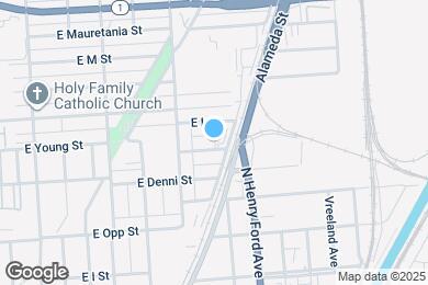 Map image of the property - 1539 E Young St