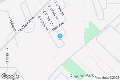 Map image of the property - 1542 E 173rd St