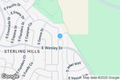 Map image of the property - 20033 E Caspian Cir