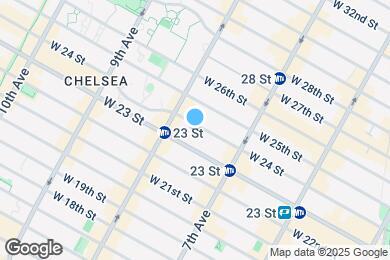 Map image of the property - 250 W 24 St