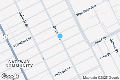 Map image of the property - 11517 Brush St