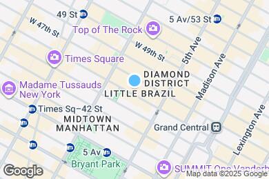 Map image of the property - 41 W 46th St