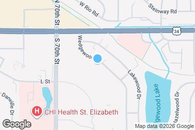 Map image of the property - 211 Wedgewood Dr