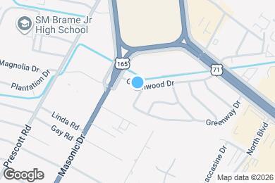 Map image of the property - 2204 Greenway Dr