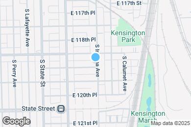 Map image of the property - 164 E 119th Pl