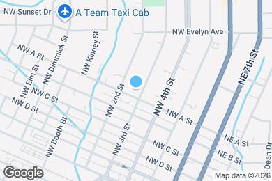 Map image of the property - 404 NW A St